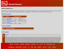 Tablet Screenshot of harwichrunners.co.uk
